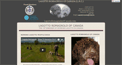 Desktop Screenshot of lagottoromagnoloofcanada.com